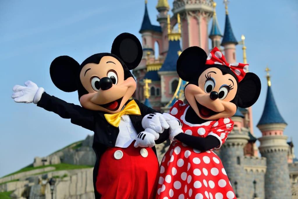 L'Olivier Centre Ville Parking Disneyland 4 Personnes Et 1 Bebe Bailly-Romainvilliers Ngoại thất bức ảnh