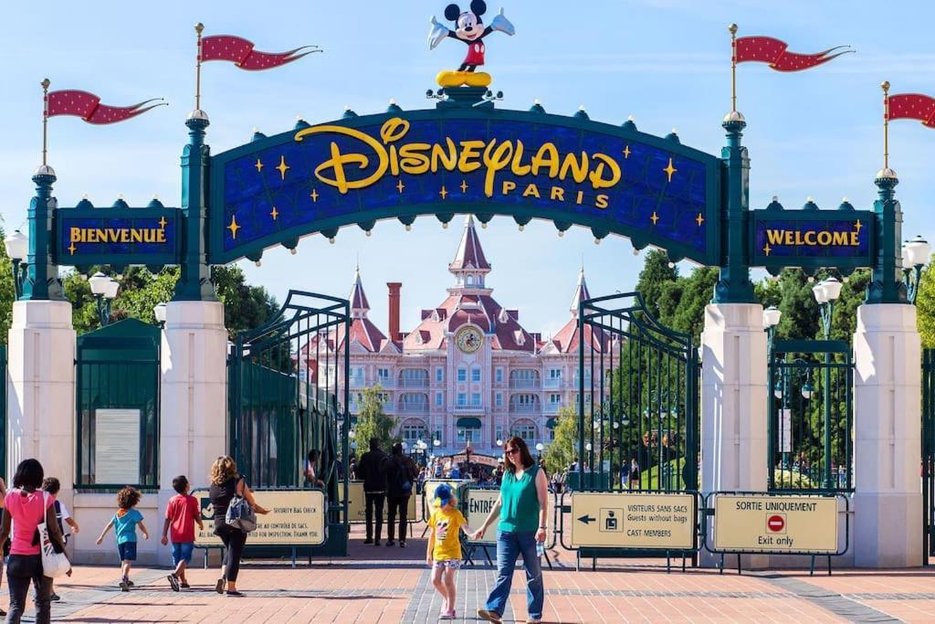 L'Olivier Centre Ville Parking Disneyland 4 Personnes Et 1 Bebe Bailly-Romainvilliers Ngoại thất bức ảnh